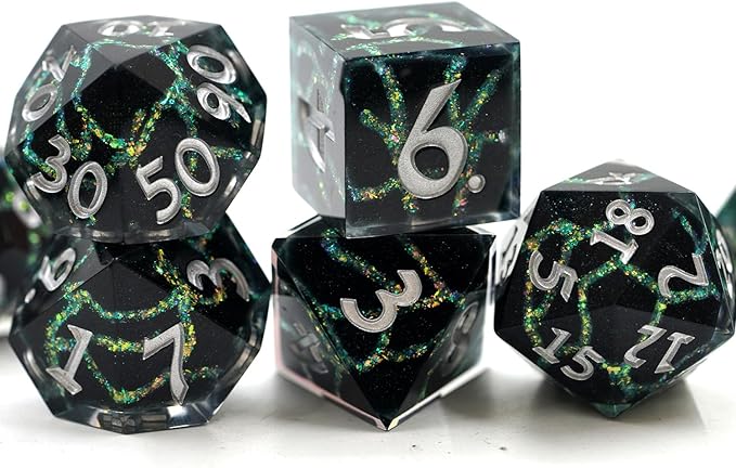D&D Dice Set, Dungeons and Dragons Game Dice, DND Dice Gift Set for Role Playing Table Games