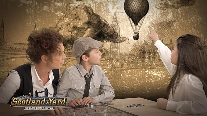 Ravensburger Scotland Yard Sherlock Holmes Edition - Strategy Game for Ages 8+ | Engaging Brain Teaser | Ideal for Family Game Night, Award-Winning Game