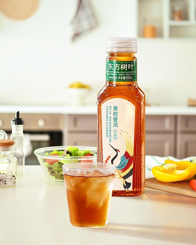 ORIENTAL LEAF Unsweetened Iced Tea – Bottled Black Tea, 16.9 FL oz bottles (Pack of 15), Brewed Tea Drinks, Sugar Free, 0 Calories