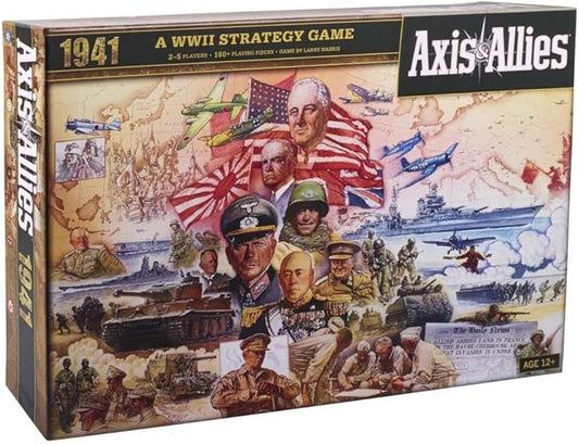 Avalon Hill Axis and Allies 1941 Board Game,5 players, Multicolor, 5 players