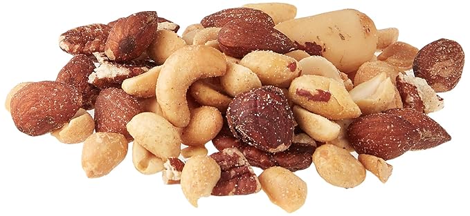 Amazon Brand - Happy Belly Mixed Nuts with Peanuts, Roasted & Sea Salted, 1 pound (Pack of 1)