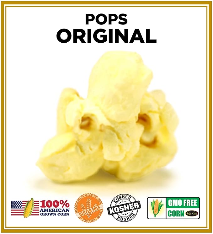 POPCORN! Gourmet Popcorn XL BULK/WHOLESALE-300 Cups-90oz-5.6LBS of MOVIE THEATER STYLE! Butter Flavor PARTY BAG. Popped Event Bag Favors, Buffet, Bar FREE SANITARY SCOOPER!