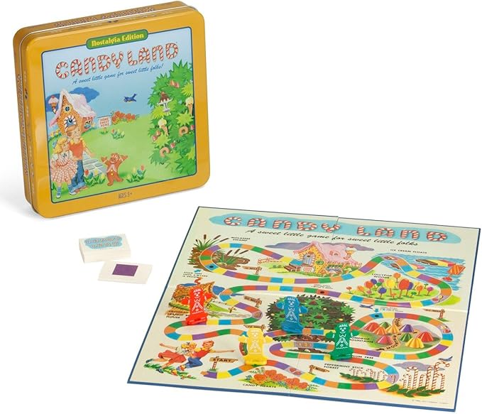WS Game Company Candy Land Nostalgia Edition Board Game in Collectible Tin