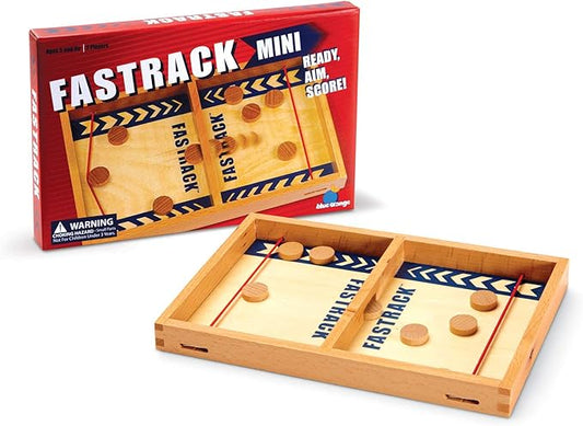 Tabletop Game, Travel Size Version, 2-Player Disc Slinging Game, Mini Fastrack by Blue Orange Games