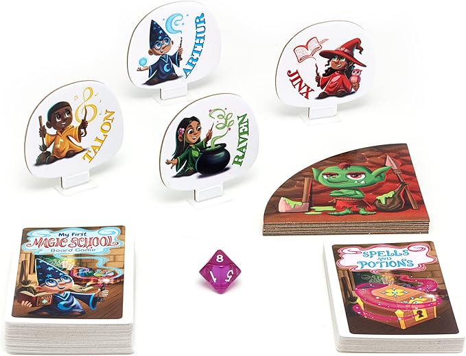 Jumping High Fives My First Magic School Board Game - A Magical Wizard Adventure Game for Kids Ages 5 and Up, Learn New Skills While Casting Spells and Racing Across The Enchanted Grounds
