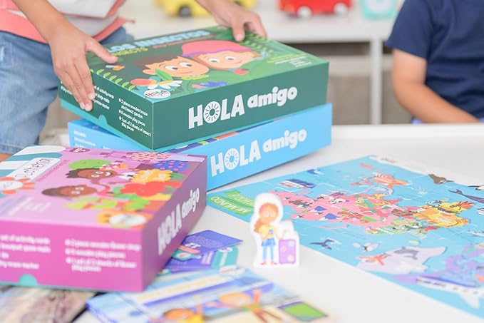 Hello, Airport! - ¡Hola, Aeropuerto! | Includes Bilingual Book, Cards, Dry Erase Activity Book, Marker, and More | Interactive Learning Activities Spanish and English Educational Resources For Kids 3+