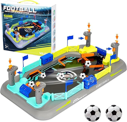 COUOMOXA Tabletop Soccer Game for Kids: Mini Football Board Toys for 3 4 5 6 7 8 9 10 11 12 Years Old Boys & Girls - Interactive Sports Ball Gift - Birthday Present for Fun Ages 3+