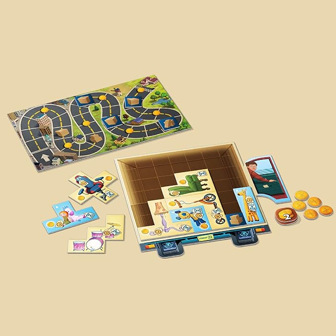 Stack'n Stuff Board Game - A Patchwork Game For Two Players! Quick and Strategic Moving Game, Puzzle Game, Fun Family Game for Kids & Adults, Ages 6+, 2 Players, 20-30 Mins