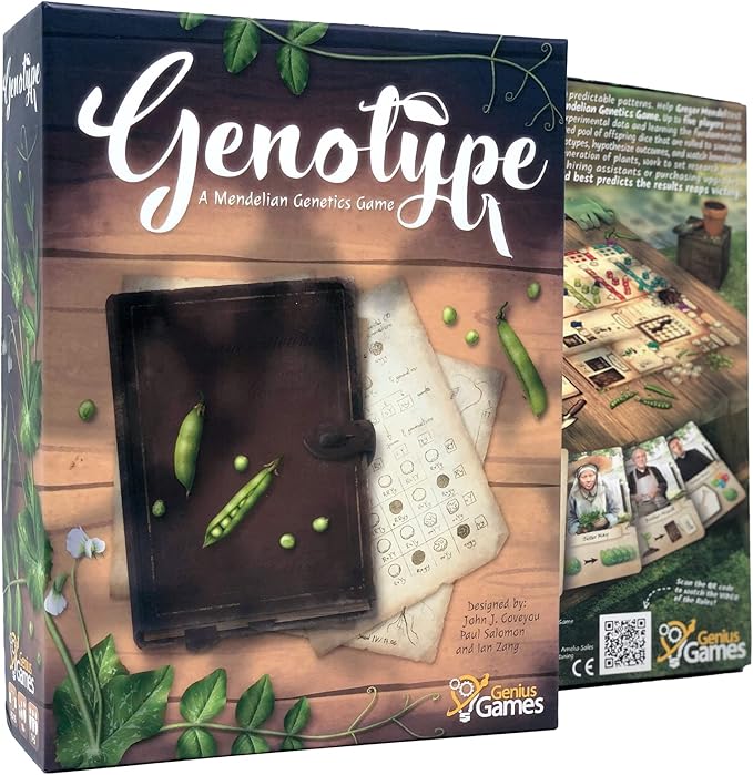 Genotype: Mensa Award Winning Genetics Board Game about Mendel's Pea Plants