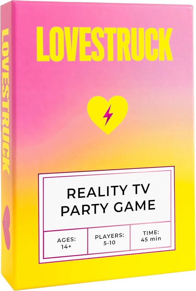 Lovestruck - Reality TV Party Board Game | 5-10 Players, for Groups, Adult Game Night, No TV Knowledge Needed, Social Deduction