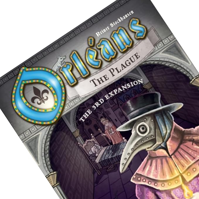 Orleans: The Plague - The 3rd Expansion, Strategy Game, New Cards, Tiles, Corpse Tokens & Events, Ages 12+, 1-5 Players, 90 Min