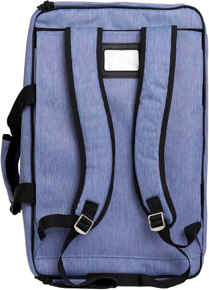 Board Game Bag - Fits 7 Standard Boxes - Carry With Backpack/Shoulder Strap/Luggage Slip - Padded For Protection - Duffle Bag For Travel Or Game Night - Pocket For DND Accessories (Amethyst Purple)