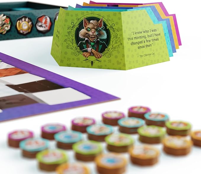 Wonderland Rush | Family Board Game | Board Game for Adults and Children | Adventure Board Game | Ages 8+ | for 2 to 4 Players | Average Playtime 30 Minutes