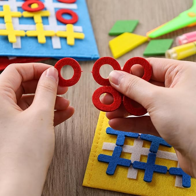 LovesTown 30PCS Tic Tac Toe Board Game, Mini Strategic Board Game for Kids Family Classic Educational Toys Indoor Party Game for Goodie Bag Stuffers Party Favors Gifts