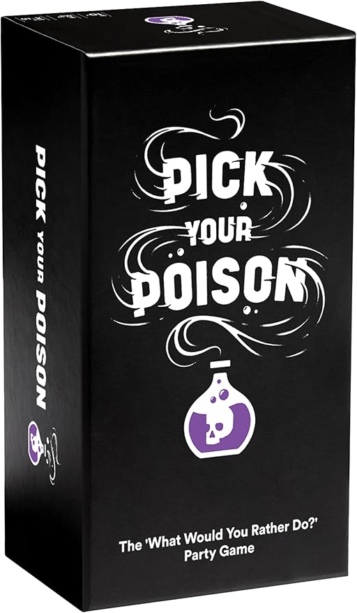 Pick Your Poison Party Game - The “What Would You Rather Do?” Family Card Game - for Kids, Tweens, Teens, College Students, Adults and Families, at Fun Parties and Board Games Night with Your Group