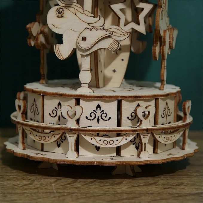 3D Wooden Puzzles Trojan Model Kits, Brainteaser and Puzzle for Christmas/Birthday,Gifts for Adults and Teens to Build Combination