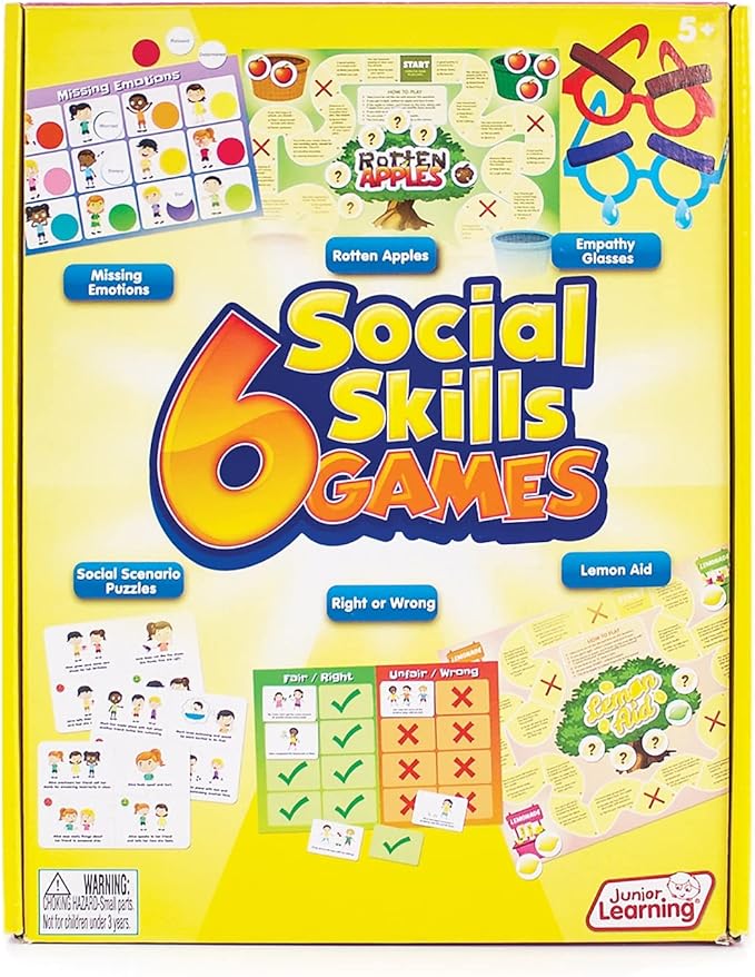 Junior Learning 6 Social Skills Games,Multi