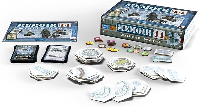 Memoir '44 Winter Wars Board Game EXPANSION - Ten Scenarios, Winter Terrain Tiles and More! Strategy Game for Kids & Adults, Ages 8+, 2 Players, 30-60 Minute Playtime, Made by Days of Wonder