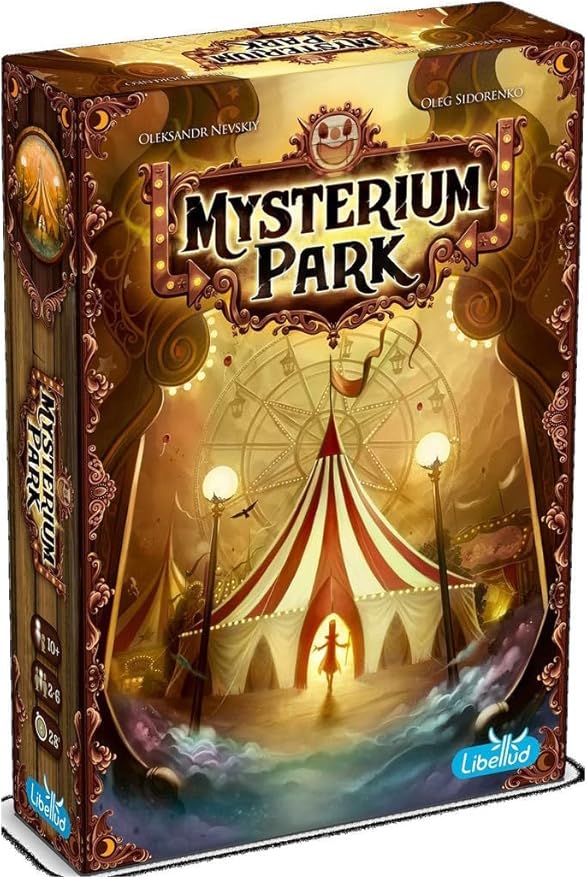 Mysterium Park Board Game | Mystery Board Game | Cooperative Board Game | Fun Game for Adult and Family Game Night | Ages 10 and up | 2-6 Players | Average Playtime 28 Minutes | Made by Libellud