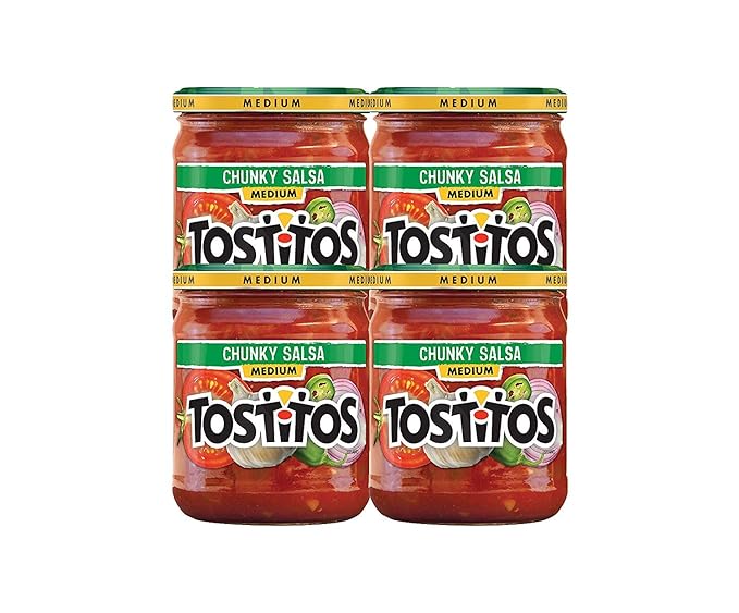Tostitos, Medium Chunky Salsa, 15.5 Ounce (Pack of 4)