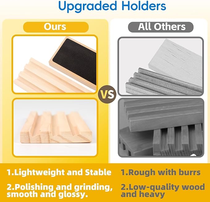 Deluxe Rummy Cube Game Set 6 Colors with 8 Wooden Racks & 162 Rummy Tiles | Travel & Family Board Game for Adults and Kids