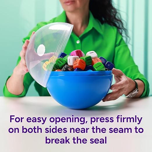 Big Claw Machine Capsules - Translucent Plastic Sphere Large Party Favor Containers Round 7 pcs 7.9 inch - Jumbo Plastic Christmas Ornaments Extra Large Gift Box Craft Party Supplies Vending Capsules