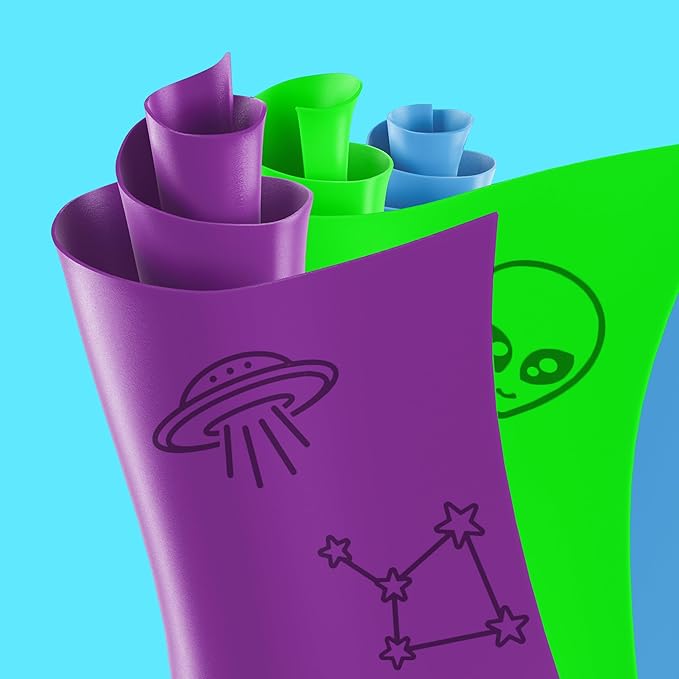 Fruit Roll-Ups Fruit Flavored Snacks, Mystery Flavor, Solar Melon, and Star Berry, 30 ct