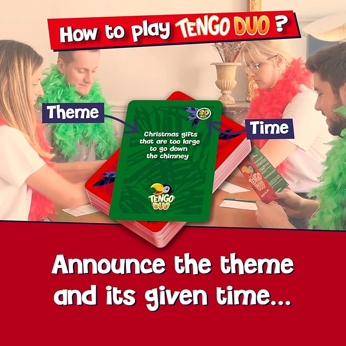 Tengo Duo - Great Minds Only Matching Party Game | 3+ Players | Family Game for Kids and Adults