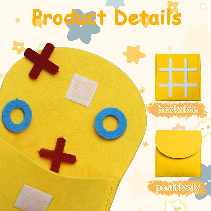 48 Pcs Tic Tac Toe Strategic Board Game, Mini Strategic Board Game for Kids Family,Classic Mini Board Toys, Board Gifts for Students with Envelope,Birthday Party Gifts