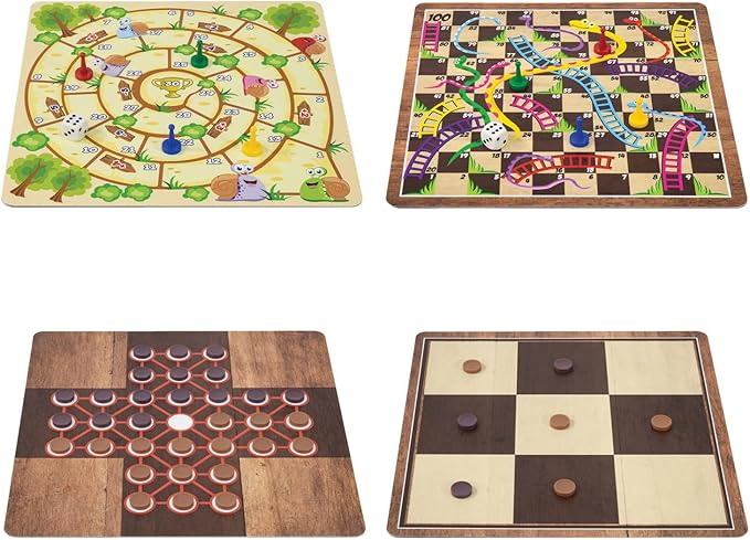 365 Games - Traditional Strategy Board & Card Games, Tin Storage Container, Game for Each Day of Year, Family, Ages 6+, 1-8 Players