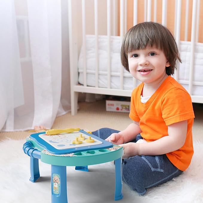Lollipop Cocomelon Magnetic Drawing Board - Mess-Free Play & Creative Exploration for Toddler Artistic Development with Instant Blank Canvas and Easy Erasing - Educational Learning Toy for Toddlers