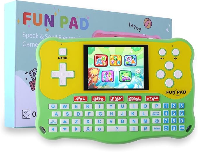 Kids Tablet/Baby Learning Pad with 102 Activities/Toddler Tablet with ABC/Words/Music/Math Interactive Educational Electronic Toys Gifts Handheld Game for Preschool Boys Girls Ages 3-12