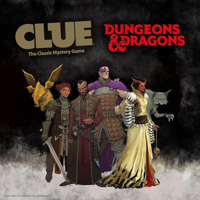 Clue Dungeons & Dragons | Collectible Clue Game for D&D Fans | Officially Licensed Dungeons & Dragons Board Game