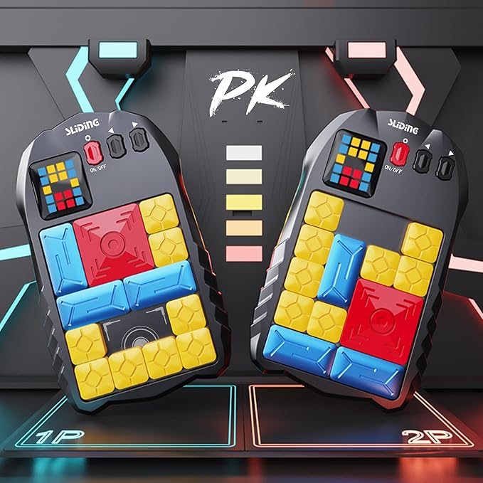 Super Slide Puzzle Game,Puzzle Games - with 500+ Levels,Unblock Super Slide Electronic Sliding Puzzle Brain Game Toy,Brain Teaser Puzzle Fun for All Ages