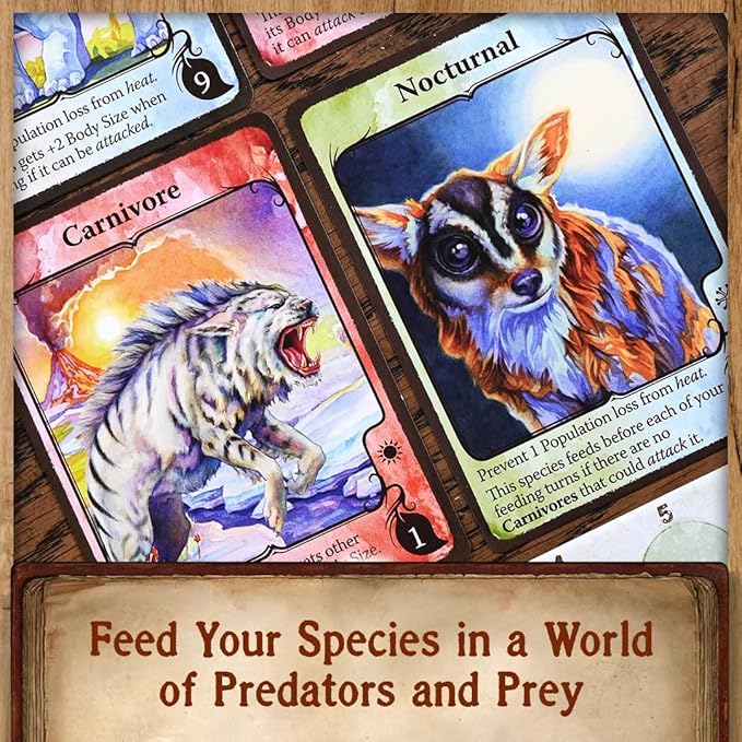 Northstar Game Studio - Evolution Climate Board Game - Includes Climate Expansion | Create Species in This Strategy Game for Adults, Teens and Families | 2-6 Players, Age 12+