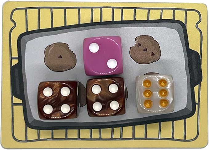 Lethal Chicken Games Dice Batter – Fun Dice Game for Kids and Families | Fast-Paced for 2-4 Players | Party Classroom or Travel Game for Ages 8-12 & Adults | Food-Themed Board Game