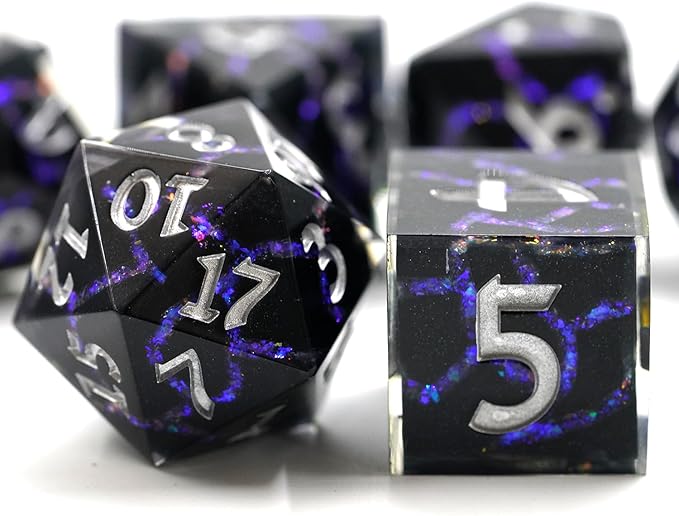D&D Dice Set, Dungeons and Dragons Game Dice,DND Dice Gift Set for Role Playing Table Games