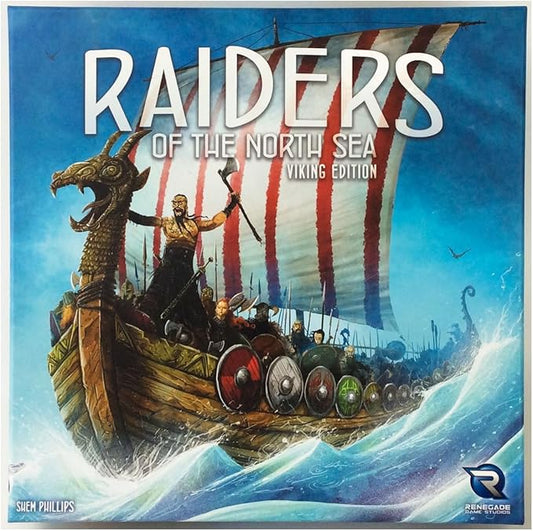 Renegade Games Studios: Raiders of The North Seas: Viking Edition, Strategy Board Game, 2 to 4 Players, 30 Minute Play Time, For Ages 12 and up