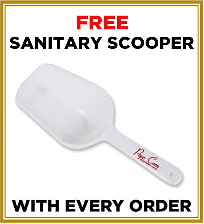 POPCORN! Gourmet Popcorn XL BULK/WHOLESALE-300 Cups-90oz-5.6LBS of MOVIE THEATER STYLE! Butter Flavor PARTY BAG. Popped Event Bag Favors, Buffet, Bar FREE SANITARY SCOOPER!