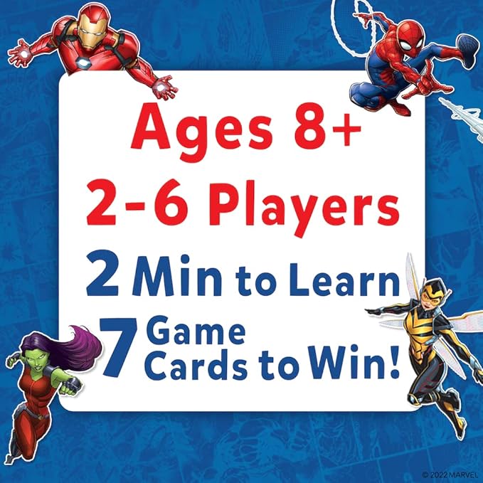 Skillmatics Guess in 10 Marvel, Perfect for Boys, Girls, Kids, Teens, Adults Who Love Card Games, Board Games, Toys, Avengers, Spiderman, Iron Man, Gifts for Ages 8, 9, 10 and Up