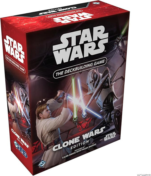 Fantasy Flight Games Star Wars: The Deckbuilding Game: The Clone Wars Edition - Intense Galactic Battle Card Game, Strategy Game for Kids and Adults, Ages 12+, 2 Players, 30 Minute Playtime, Made
