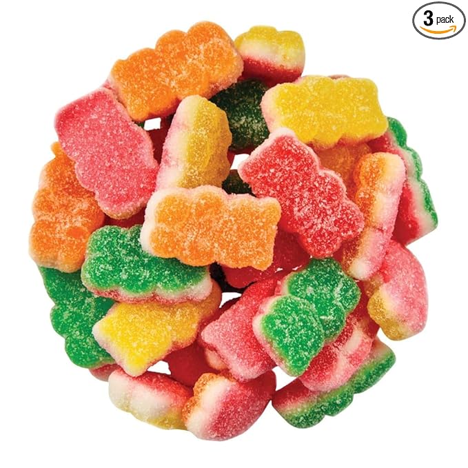 NY Spice Shop Triple Layer Gummy Bears Bulk - 3 Pound Gummies Bears Candy - Gummies Fruit Snacks - Chewy Candy - Flavor Gummy Candies - Gummi Bear Gift For All Occasions