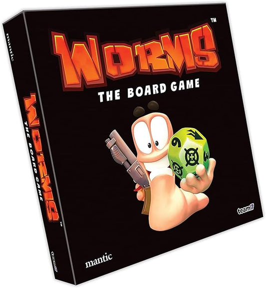 Mantic Games: Worms: The Board Game - Hilarious Tabletop Game Incorporating All The Fun & Shenanigans from The Classic Video Game, Age 10+, 2-6 Player