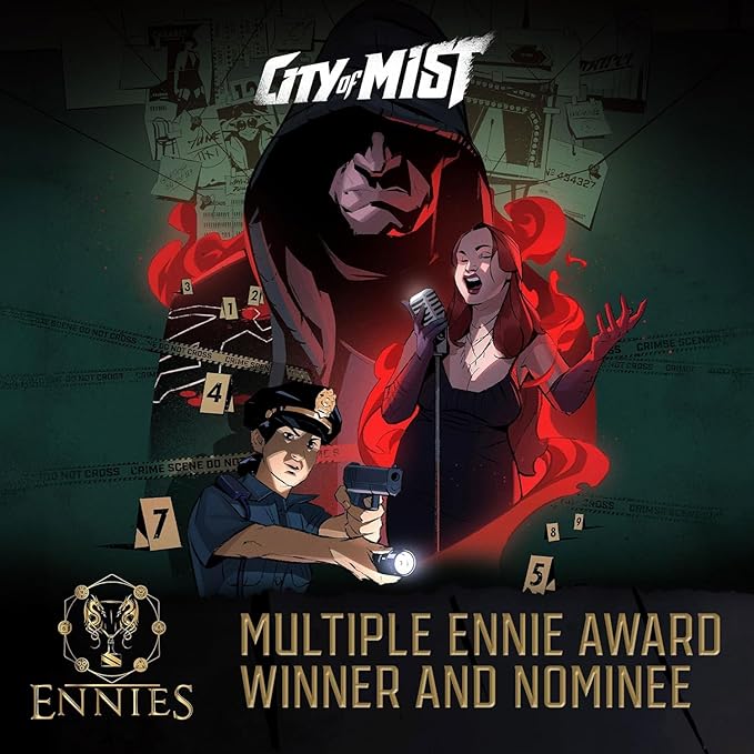 Son of Oak City of Mist Starter Box - Beginner-Friendly Tabletop RPG Set, Includes Streamlined Rulebooks, Pre-Made Characters, Shark Tank Adventure, Custom Dice, Maps, Tokens, and Status Trackers