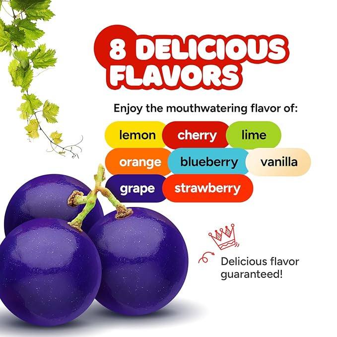 Gumballs for Gumball Machine - 1 Inch Large Double Bubble Gumballs - Assorted Fruit Flavored Bubble Gum for Kids - Sweet Gum Balls in Bulk 1.7 Lb - Chewing Gum for Kids