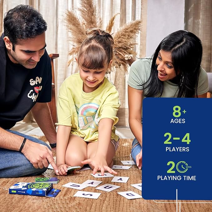 Fletter Word Games for Kids 8-12, Educational Card Games, Kids Birthday Party Favor, 8 Year Old Girl Birthday Gift, Fun Fast-Paced Vocabulary Challenge For Game Night, Travel Gifts Ages 8 9 10 Yrs