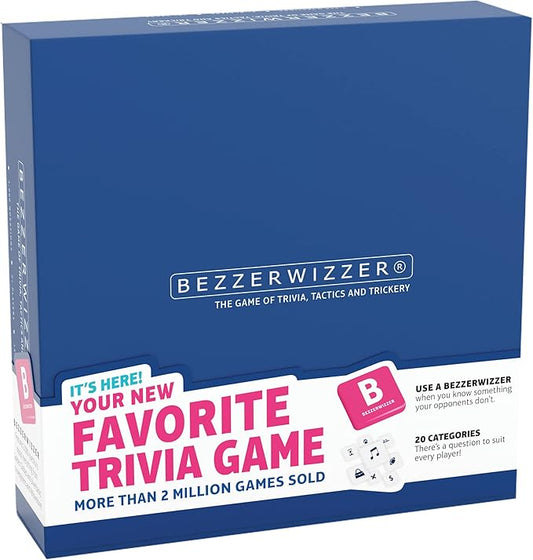 Party Game (US Edition) - Trivia, Tactics, and Trickery for Epic Game Nights! Great for Family Game Night, Ages 14+, 2+ Players, 45 Minute Playtime, Made by Bezzerwizzer