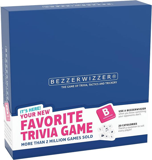 Party Game (US Edition) - Trivia, Tactics, and Trickery for Epic Game Nights! Great for Family Game Night, Ages 14+, 2+ Players, 45 Minute Playtime, Made by Bezzerwizzer
