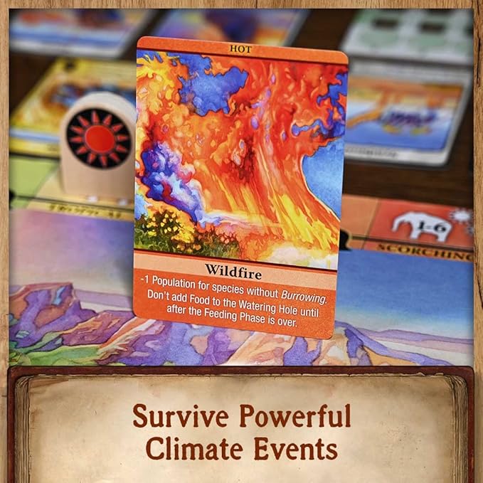 Northstar Game Studio - Evolution Climate Board Game - Includes Climate Expansion | Create Species in This Strategy Game for Adults, Teens and Families | 2-6 Players, Age 12+