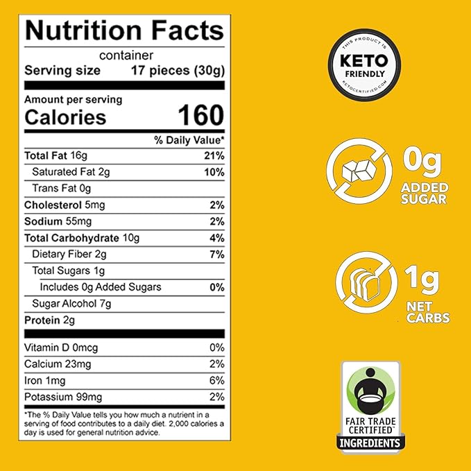 School Yard Snacks Keto Maple Candied Nuts Snack - Vegan Diabetic Healthy Pecan Nut Mix - 1 Net Carb Per Serving, Zero Sugar Added - Keto Snacks & Low Carb Food (6.5 oz - 2 Count)
